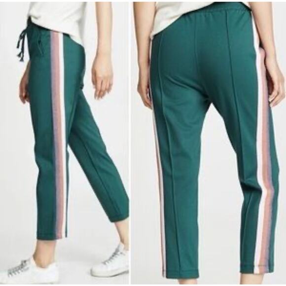 Spiritual Gangster Green Gold Stripe Side Athletic
Pants Size XS - Picture 1 of 5